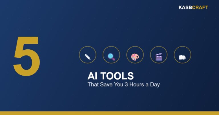 5 AI Tools That Save You 3 Hours a Day