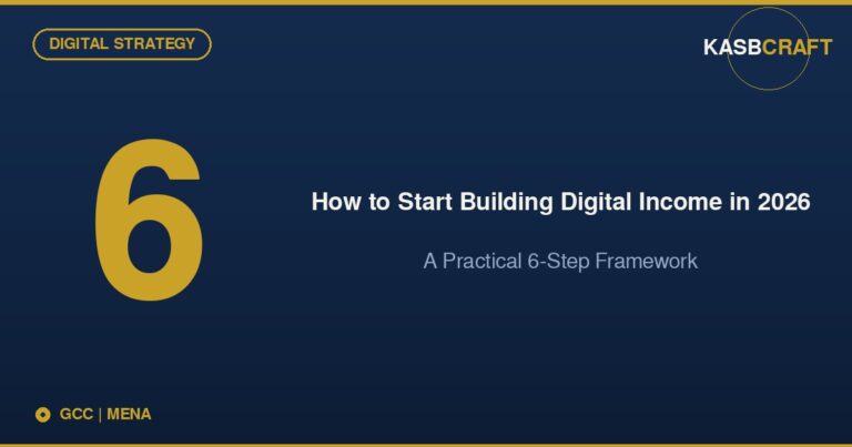 How to Start Building Digital Income in 2026: A Practical 6-Step Framework